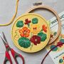 Nasturtium Floral Embroidery Kit, thumbnail 1 of 6