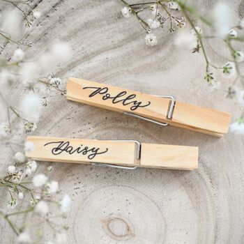 Personalised Wooden Wedding Favour Place Name, 7 of 8