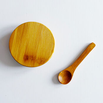 Glass Jar With Bamboo Lid And Spoon, 9 of 12
