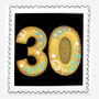 Hand Iced 30th Birthday Letterbox Biscuits, thumbnail 1 of 3