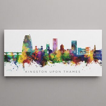 Kingston Upon Thames Skyline Cityscape Art Print, 2 of 12
