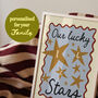 Our Lucky Stars Personalised Family Initials Print, thumbnail 2 of 12