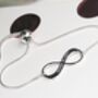 Personalised Sterling Silver Infinity Pull Bracelet, thumbnail 1 of 3