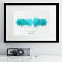 Personalised Limited Edition Sound Wave Print, thumbnail 5 of 9