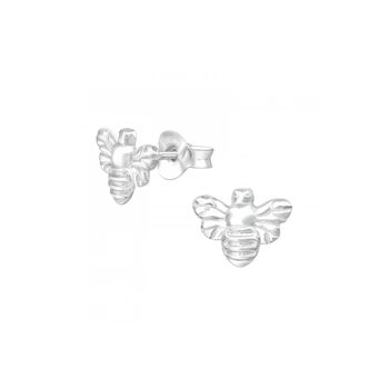 'Bee Happy' Boxed Earring Card With Sterling Silver Bumble Bee Studs, 2 of 5