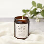 1st Paper Anniversary Gift Custom Apothecary Candle, thumbnail 1 of 9