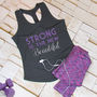 Gym Strong Is Tri Dri Vest, thumbnail 1 of 4