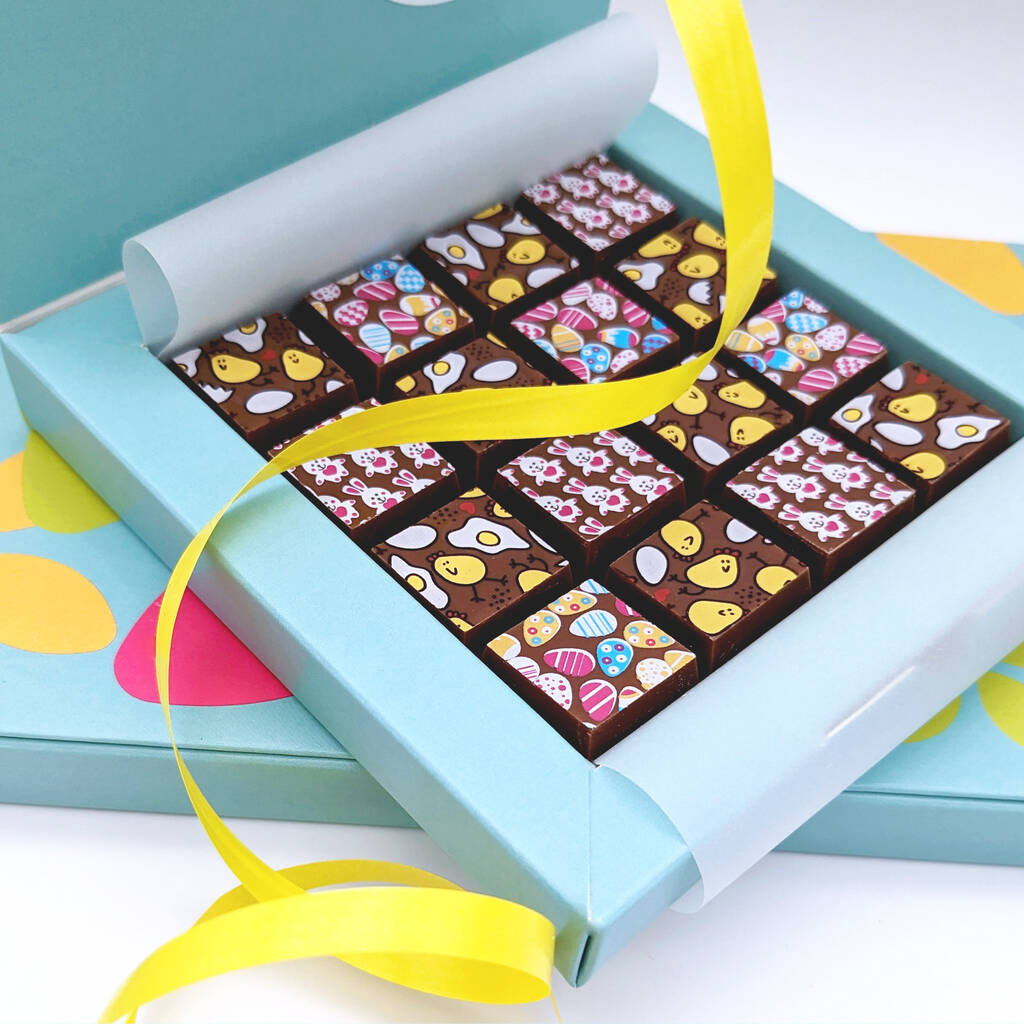 Easter Chocolate Mosaic Gift With Personalised Message, 1 of 6