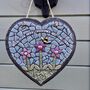 Personalised Inspiration Mosaic Hanging Slate Heart, thumbnail 2 of 3
