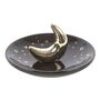 Gold Crescent Moon Incense Stick Holder, thumbnail 2 of 3