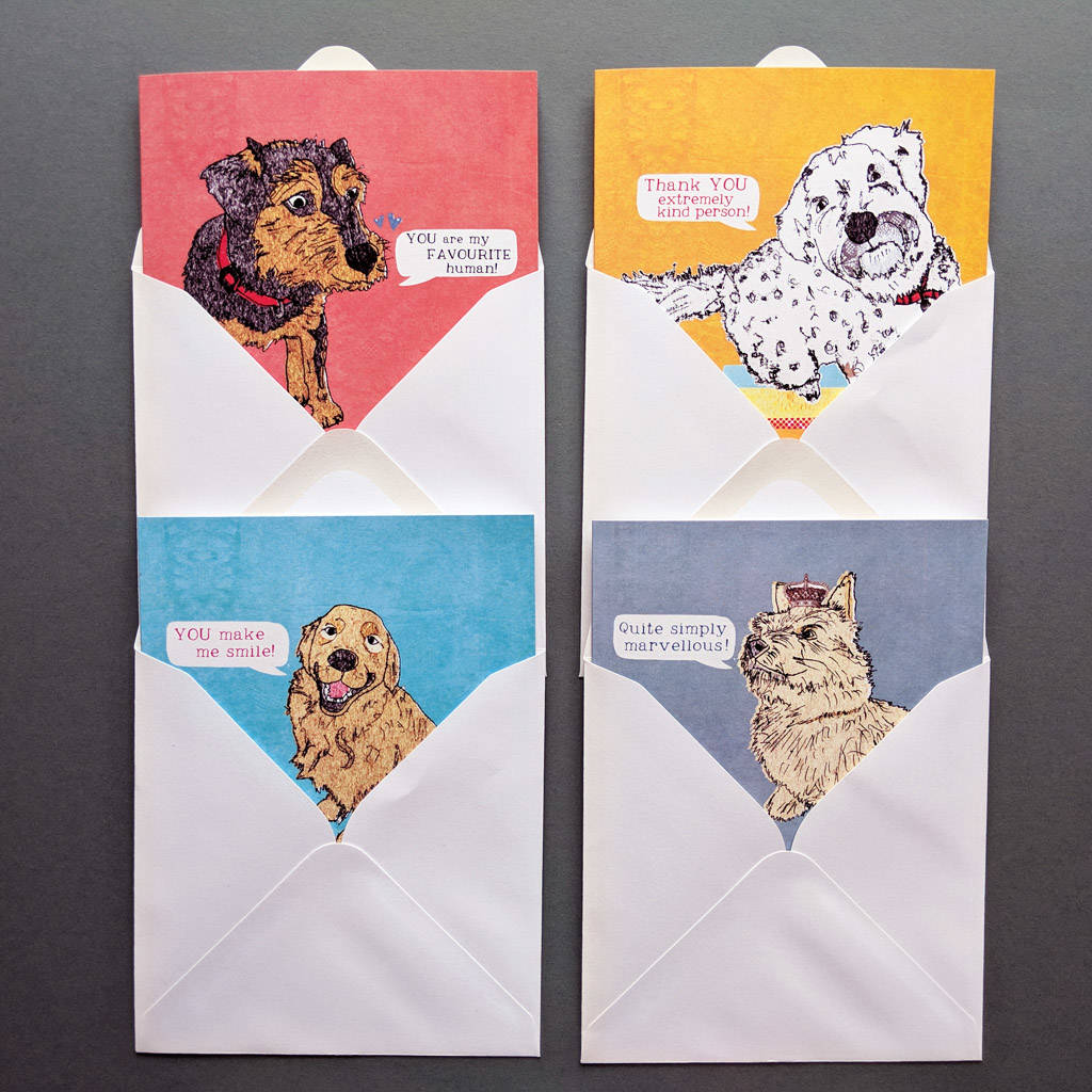 Dog Note Cards By Alice Palace