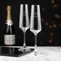 Personalised Couples' Champagne Flute Set, thumbnail 4 of 4