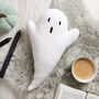 Cotton Ghost Soft Toy Halloween Crochet Kit, thumbnail 1 of 6