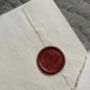 Handmade Cotton Rag Paper Wax Seal Letter Writing Set, thumbnail 2 of 3