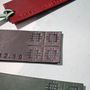 Personalised Italian Leather Bookmark With Welsh Detail, thumbnail 5 of 9