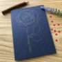 Personalised Gold Foil Rose Flower Birthday Card, thumbnail 10 of 12