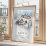 Aspen Ski Travel Print, thumbnail 3 of 7