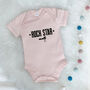 'Rock Star' Personalised Babygrow, thumbnail 5 of 7