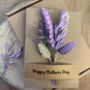 Dried Flowers Mothers Day Card, thumbnail 1 of 3