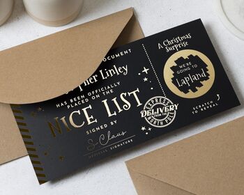Scratch To Reveal Christmas Gift Voucher, 4 of 9