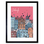 Edinburgh Capital Scotland Old Town Buildings Art Print, thumbnail 1 of 3