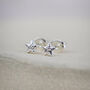 Sterling Silver Mini Star Studs, thumbnail 1 of 6