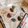 Seven Chakra Stones With Heart Selenite Bowl, thumbnail 1 of 5