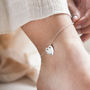 Decorative Engraved Heart Anklet, thumbnail 1 of 7