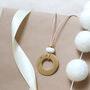 Gold Luxe Breastfeeding Pendant, thumbnail 1 of 2