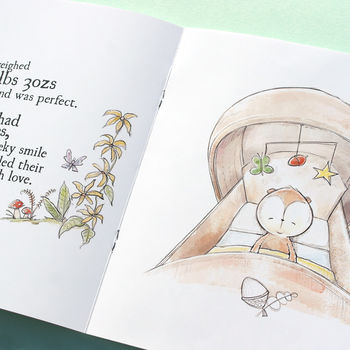 Personalised New Baby Story Book, 7 of 12