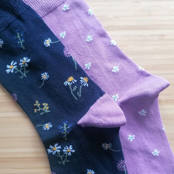 Floral Feet Ladies' Socks, 12 of 12
