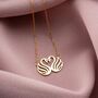 Eternal Love Heart Swans Necklace, thumbnail 12 of 12