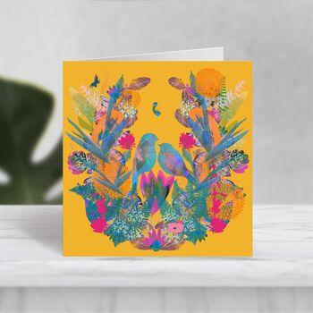 Six Bird Inspired Designs Blank Greeting Cards, 7 of 7