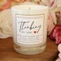 Thinking Of You Gift Personalised Candle, thumbnail 1 of 7