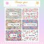 Liberty Fabric Glitter Star Badge, thumbnail 4 of 6
