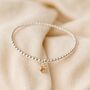 Sterling Silver November Topaz Heart Birthstone Bracelet, thumbnail 3 of 9