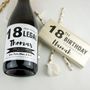 Personalised 18th Birthday Champagne/Prosecco Label, thumbnail 4 of 8