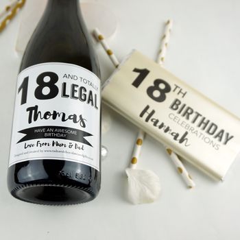 Personalised 18th Birthday Champagne/Prosecco Label, 4 of 8