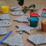 Personalised Christmas Decorations Pottery Kit, thumbnail 4 of 10