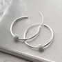 Sterling Silver Disco Ball Hoops, thumbnail 4 of 10