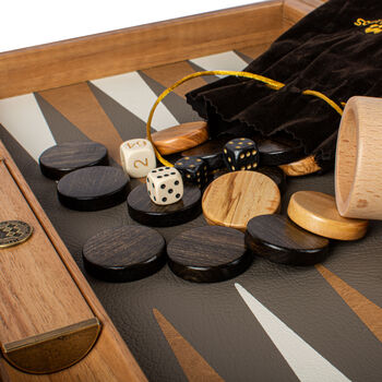 Manopoulos Snake Tote 19'x12' Backgammon Set, 11 of 12