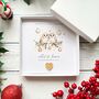 Special Couple Personalised Christmas Card, Owl Design, thumbnail 3 of 5