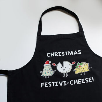 Funny Cheese Christmas Apron, 4 of 7