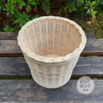 Paper Waste Basket Diy Basketry Kit, 2 of 3
