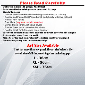 Circular Metal Tree Silhouette Wall Art Sculpture For Living Room, 2 of 11