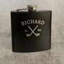 Personalised Golfers Hip Flask, thumbnail 2 of 5