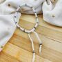 Adjustable White Crystal Beads Elegant Daily Bracelet, thumbnail 8 of 8