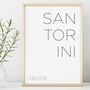 Personalised Wedding Location Typography Print, thumbnail 1 of 2