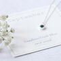 November Birthstone Sterling Silver Necklace, thumbnail 10 of 12