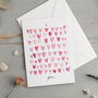 'I Love You' Romantic Hearts Card, thumbnail 1 of 3
